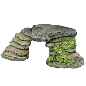 Penn-plax 030172041686 Reptology Shale Scape Step Ledge Decorative Resin For Aquariums And Terrarium