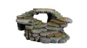 Rep183 Penn-plax 030172050213 Reptology Shale Scape Step Ledge And Cave Hideout Decorative Resin F