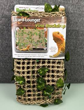 Rep705 Penn-plax 030172087431 Reptology Lizard-lounger Vine Backdrop 1 Pack Bearded Dragon