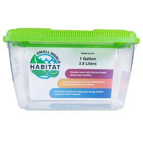 Penn-plax 030172090561 Small World Habitat Portable Clear And Transparent Plastic Tank Excellent