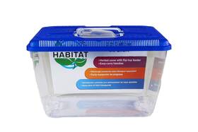 Penn-plax 030172091018 Small World Habitat Portable Clear And Transparent Plastic Tank Excellent