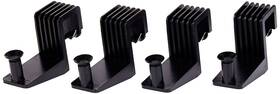 Penn-plax 030172100161 Reptology Turtle Topper Extender Clips 4 Pieces Safely Mounts To Tanks Up