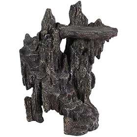 Penn-plax 030172101922 Reptology Shale Step Ledge For Aquariums And Terrariums Adds Hiding