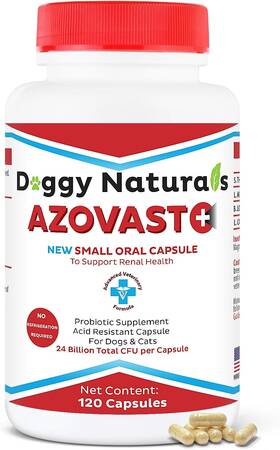 Le120 Pet Health Pharma Azovast Plus Kidney Supplement For Dogs 120 Caps Pack Of 1 No Color