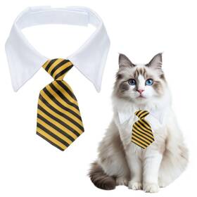 Apet250814000082 Petaxcell Cat Dog Tie With Collar Cute Tuxedo Bowtie Handcrafted Adjust