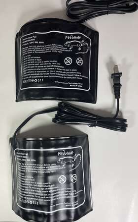 Rh-0806 Petbank Reptile Heating Pad Size 6x8 In 120v 8w 60hz 6 Ft Power Cord Set Of 2