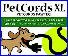 Petcords 851096007110 Dog And Cat Cord Pet Protector 20 Ft Protects Your Pets From Chewing Through