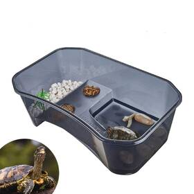 Petlaoo 011447556069 Turtle Tank Aquarium-turtle Basking Platform Swimming Area Breeding Hibernat