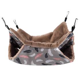 Petmolico 691989850740 Small Pet Hanging Bunkbed Warm Hammock Bed Cage Accessories Bedding Hideout P