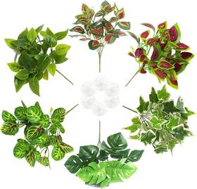 Pinvnby 313106581589 Reptile Terrarium Plants Hanging Artificial Lizards Habitat Climbing Dec