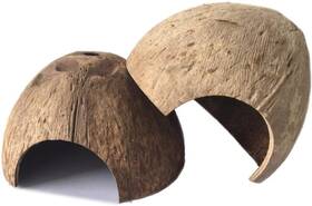 Asfroy033 Pinvnby 2 Pcs Natural Coconut Reptile Hideouts Lizard Coco Hut Hermit Crab A