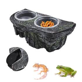 Bmy154 Pinvnby Reptile Feeding Ledge With Suction Cups Crested Gecko Feeder Ledges 2 Pc