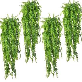 Hl0636-4 Pinvnby Reptile Plants Hanging Fake Vines Boston Climbing Terrarium Plant With Suctio