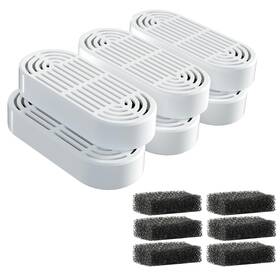 Lxhdccwf3.2 Pipartie 3.2l Cat Water Fountain Filters 6-pack Active Carbon Filter Set