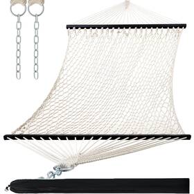 A0105qbl Pnaeut Double Hammocks For Outside 13ft Traditional Rope Hammock 2 Perso
