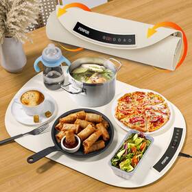 Bw614 Ponpur Warming Mat For Food - Silicone Warmer Electric Tray