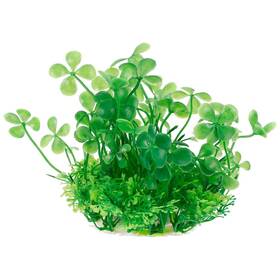 2511l177q60b Popetpop Artificial Aquarium Plants Realistic Plastic Shamrock Fish Tank Deco