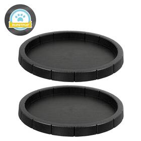 99012236ljjxw1uq Popetpop 2pcs Food Bowls Reptile Decor Turtle Tank Accessories Gecko Dish