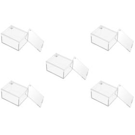 Zaw191118v1zh6mms Popetpop 5 Pieces Acrylic Enclosure Crawling Pet Box Travel