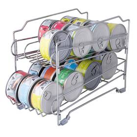 Pounce Fetch 633125202631 Pet Food Can Dispenser Holds 24 Cans Space Saving Stackable Cabinet O