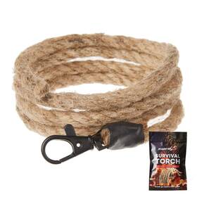 P4xfs5003 Prepared4x Fire Starter Rope 36 Inch Waterproof Wax-infused Hemp Tind
