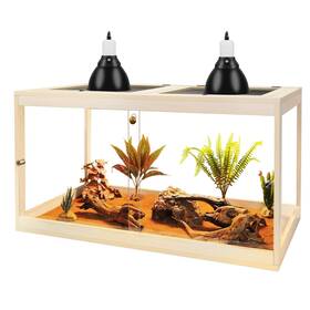 Prolee 648564021026 Reptile Terrarium Tank Up To 78 Gallon Lizard Bearded Dragon