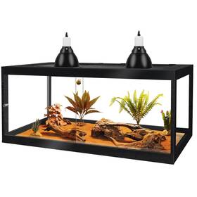 Rtmb40002 Prolee Reptile Tank 60 Gallon Lizard Bearded Dragon With Metal Mesh Roof