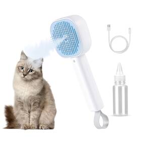Psytpusa 094759456713 Cat Steam Brush 3 In 1 For Cats Shedding Dog