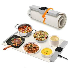 Rbkga024 Purely Home Electric Food Warming Mat Portable Foldable Silicone Tray With Full