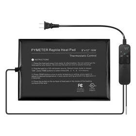 Py-rhp812 Pymeter Reptile Heating Pad With Pid Thermostat And Timer 8 Inch X12 Terrarium Under Tank H