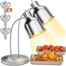 Pyyl02 Pyy Food Heat Lamp - Commercial Warmer 2-head Warming Light 500w