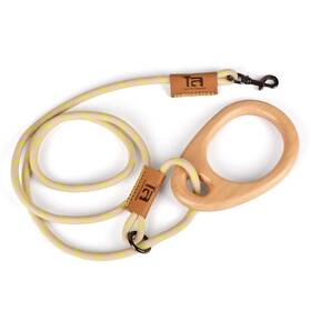 Qlihut 085353751069 Hands-free Waist Dog Leash With Adjustable Wooden Handle Durable Braided Co