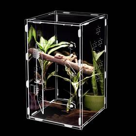 Qovjjndd 762949101728 Jumping Spider Enclosure Accessories Transparent Acrylic Amphi