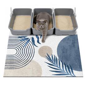 Qyasdhnx Boho1 Cat Litter Mat Trapping 40 Inch X30 Waterproof Urine Proof Box