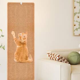 Pod01 Rainmae 70.9 Inch X 15.7 Thickened Extra Large Cat Wall Climbing Carpet With 10pcs Fixed