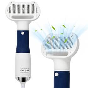 Raiwav 734172941785 3-in-1 Dog Hair Dryer With Slicker Brush For Small And Medium-sized Dogs Cats