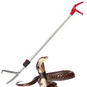 Reayeaxn 689323809424 55ftft-87ftft Snake Catcher Tongs Professional Reptile Grabber Telesicopic Wide J