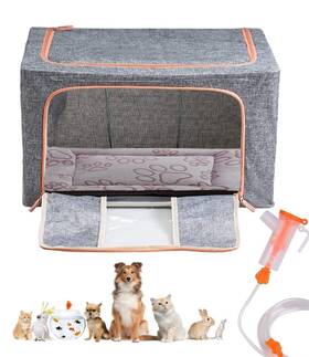 Reddoudou 761594693756 Puppy Incubator Pet Atomization Oxygen Box For Kitten And Puppies