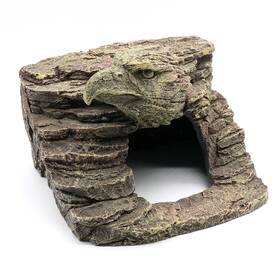 4102l Relaqcc Large Reptile Cave Climb Hideout Hideaway Aquarium Decorations Resin Rock Ston