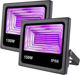 Hgd-80-2 Remon 150w Black Light Led Flood Outdoor 2 Count Pack Of 1