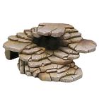 Rep181 Penn Plax Shale Step Ledge And Cave Medium Aquarium Resin