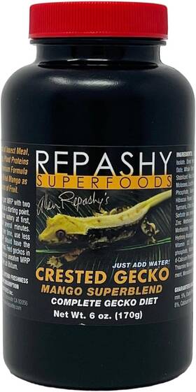 Repashy Ventures Inc 313098316305 Crested Gecko Mango Superblend 6 Oz Jar