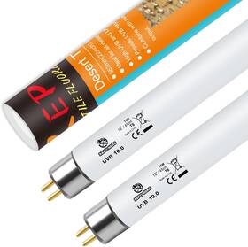 Repti Home 313043944966 T8 Uvb Reptile Light 15w 10.0-2 Pack Uva Bulb For Reptiles