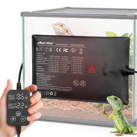 Wjr-0208w Repti Mate Reptile Heating Pad With Internal Sensor&thermostat 8 Inch X 6 8w Under Tank He