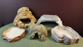255652-22 Repti Rock Reptile Lizard Snake Habitat Terrarium Cage Decorations