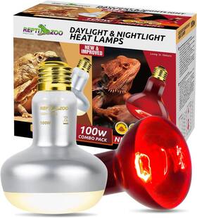 100w Repti Zoo 313037933969 2 Pack Reptile Heat Lamp Bulbs Upgraded Day And Night Bas