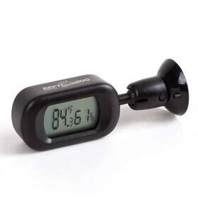 Repti Zoo 701630192294 Reptile Terrarium Thermometer Hygrometer Digital Display 360 Degree Rotation