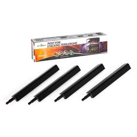 Repti Zoo 701630192850 Reptile Terrarium Stackers Post Only For Rk Knock-down Glass Terrariums