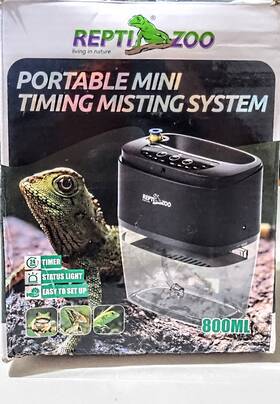 801-tr08nb Repti Zoo 800ml Portable Mini Timing Misting System. Open Box Tested
