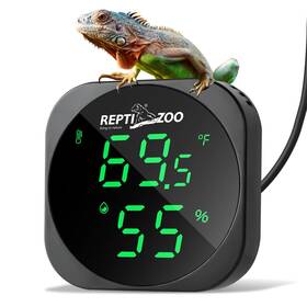 808b-sh140 Repti Zoo Thermometer Hygrometer Led Digital Thermo For Reptile T